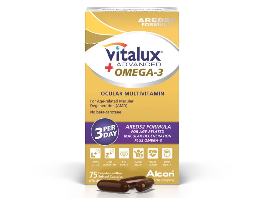 【加拿大空運直送】VITALUX Advanced Plus Omega-3 高效護眼綜合維生素 75粒