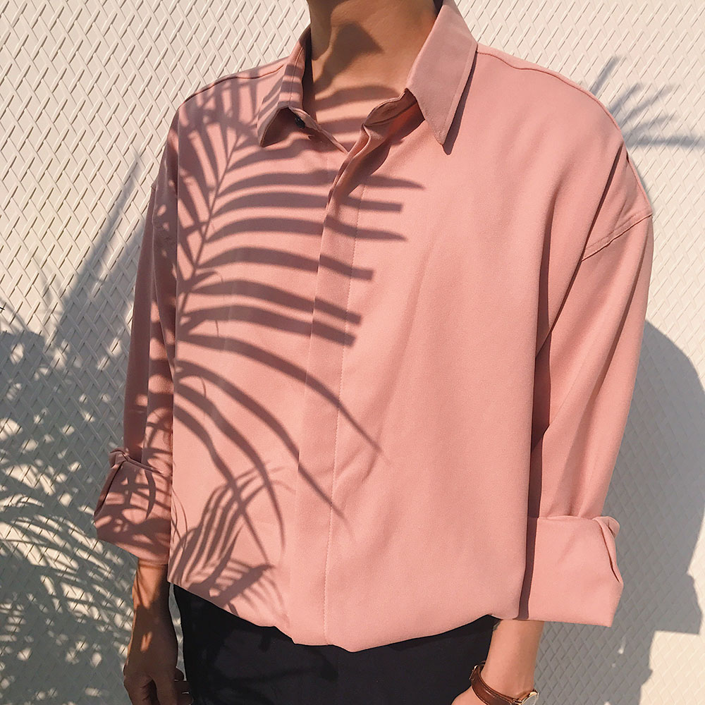 room301-핑크 #로엘셔츠♡韓國男裝上衣