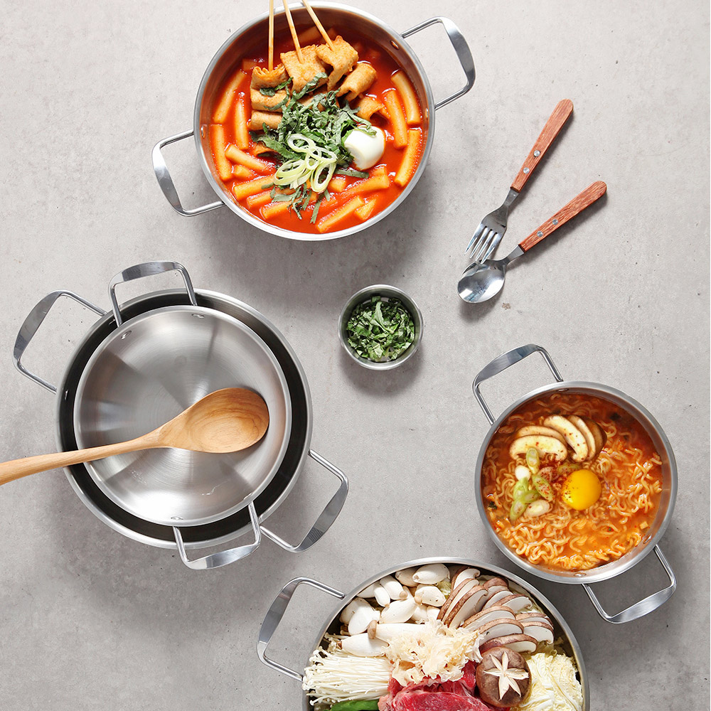 Cozycotton – POTENCIA不銹鋼鍋 五種♡韓國廚具
