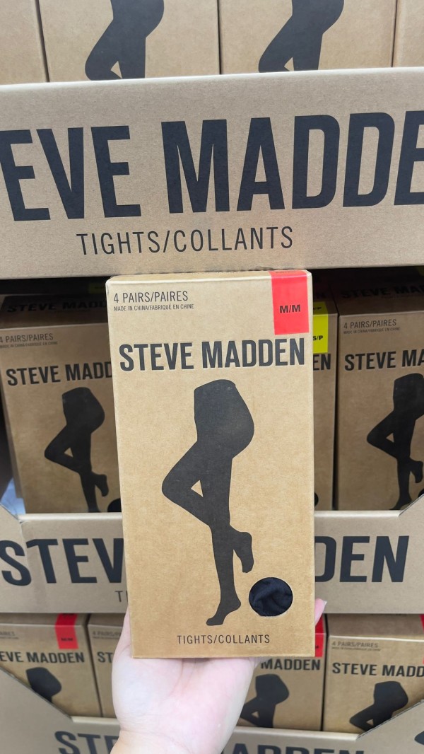 【加拿大空運直送】Steve Madden Women’s Black Out Tights 女式黑色緊身褲 4件裝