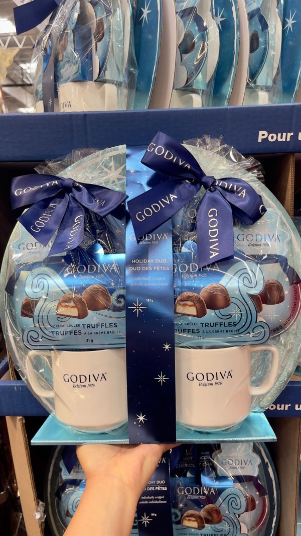 【加拿大空運直送】Godiva Holiday DUO Mugs Gift Set 聖誕節孖杯禮品套裝